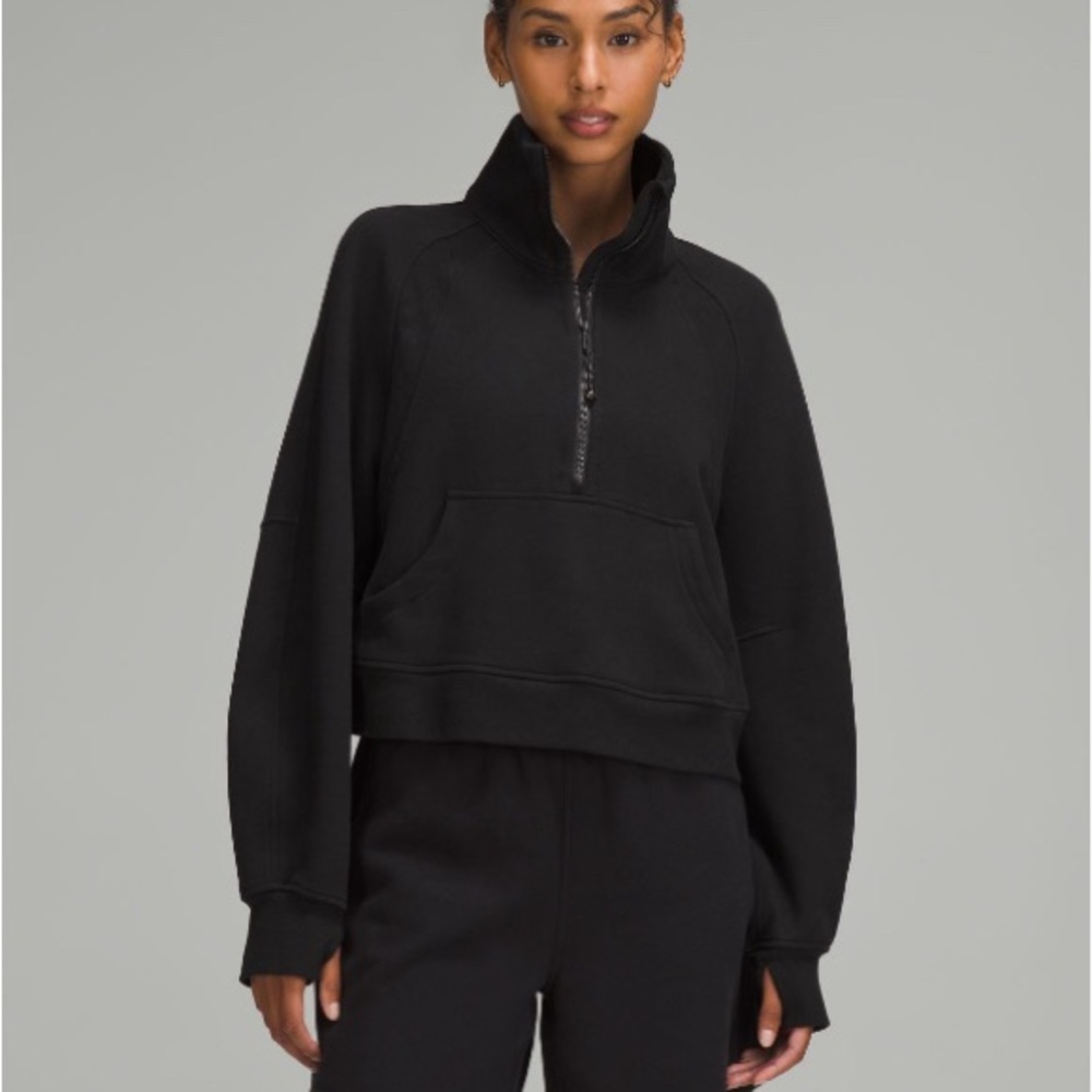 NWT lululemon Scuba Oversized Funnel Neck Half Zip